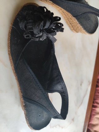 Zapatos de verano negros para mujer