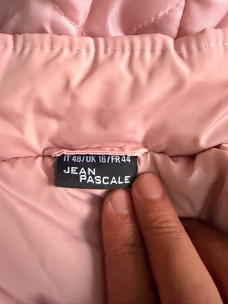 Giacca/parka imbottita rosa Jean Pascale – tg.46