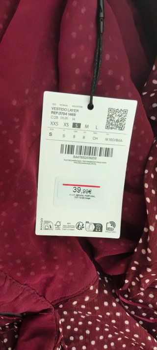 Vestido Mango lunares