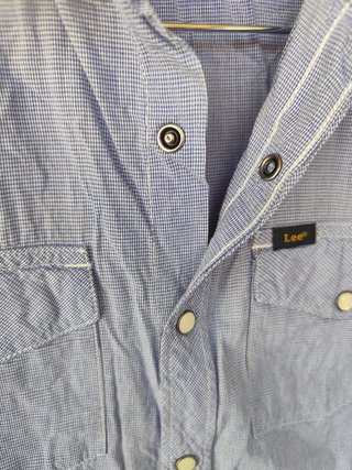 Camisa Lee Slim Fit Azul Talla M