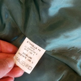 Traje pantalón ANTONELLE verde azulado