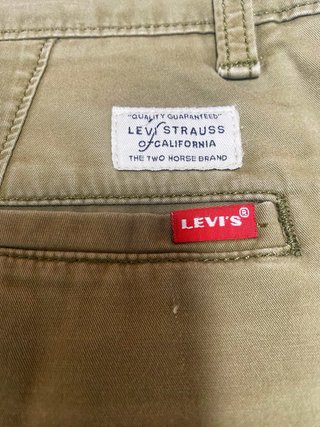 Levi's XX Chino Shorts Talla 36 Verde Oliva