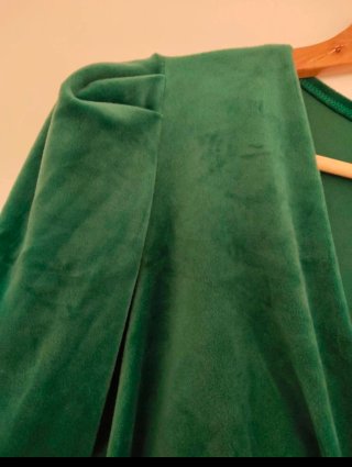 Vestido Terciopelo Verde Talla M