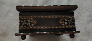 Antigua Caja Joyero Taracea Musical Granadina