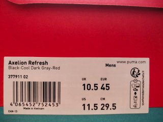 Zapatillas Puma Axelion Refresh Talla 45
