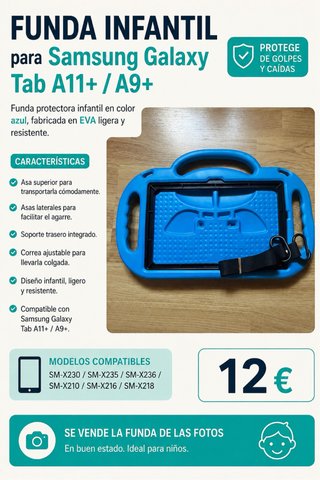 Funda Infantil Samsung Galaxy Tab A11+/A9+