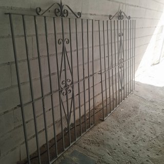 Rejas de hierro forjado para ventanas.