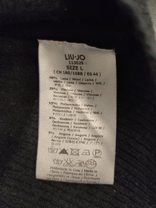 Maglione Liu Jo Nero Lana