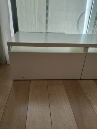 Mueble TV Ikea Besta Blanco