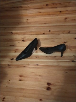 Zapatos de piel negros para dama