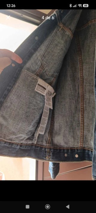 Chaqueta Levis vaquera azul talla M
