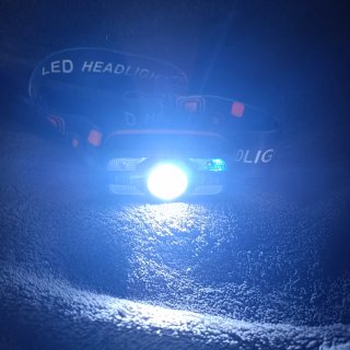 Linterna Frontal LED Recargable Multimodo