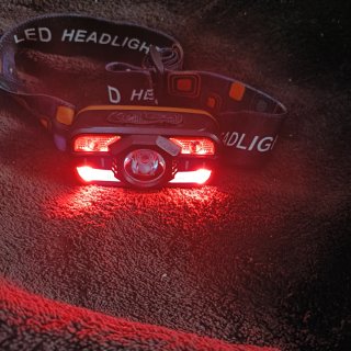Linterna Frontal LED Recargable Multimodo