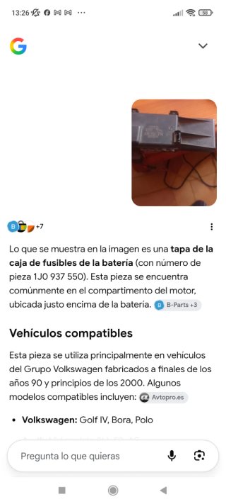 Cada de fusibles de grupo bag años 1998 asta 2004