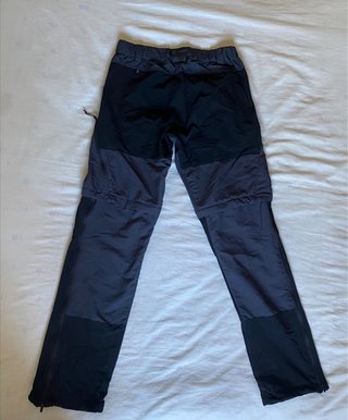 Pantalones desmontables Decathlon grises/verdes