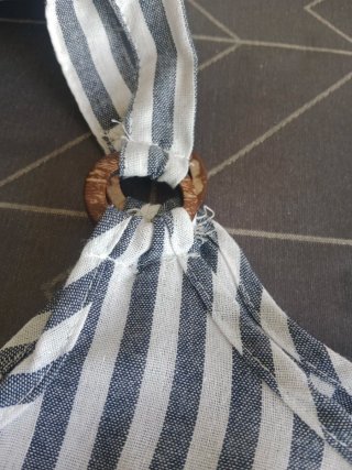 Vestido de rayas mujer talla XXL