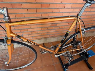 Bicicleta Carretera Vintage + Rodillo