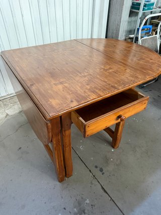 Mesa antigua rústica de madera RESTAURADA