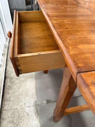 Mesa antigua rústica de madera RESTAURADA