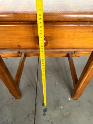 Mesa antigua rústica de madera RESTAURADA