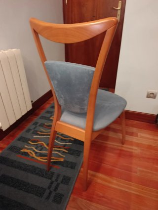 4 Sillas de Salón Tapizadas