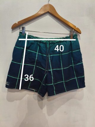 Bañador cuadros Tribord azul y verde
