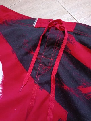 Bañador Quiksilver Hombre Rojo y Negro