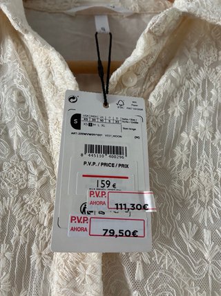 Vestido largo Desigual beige nuevo con etiqueta