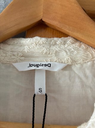 Vestido largo Desigual beige nuevo con etiqueta