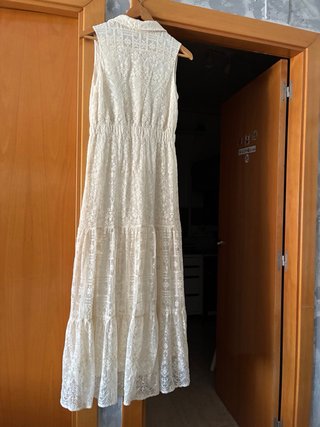 Vestido largo Desigual beige nuevo con etiqueta