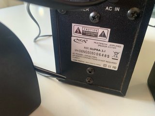 Altavoces NGS 2.1 Negros