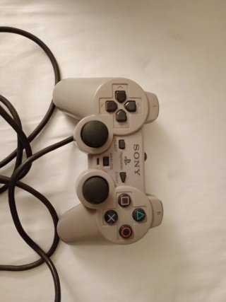 Mando Original Sony DualShock 1 Gris PS2 FUNCIONA