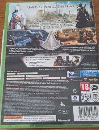 3 juegos Assassins creed para xbox360