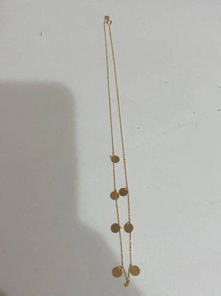 CADENA DE ORO 18K (750) CON MEDALLITAS
