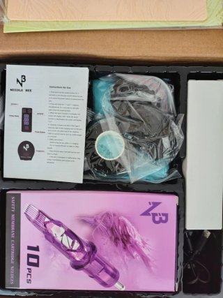 Kit Máquina Tatuaje Inalámbrica Needle Bee