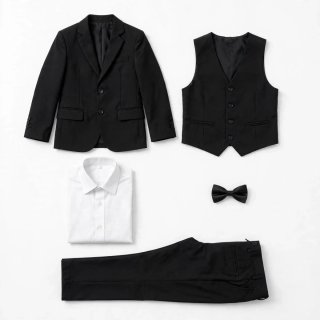 Traje de niño rosa 3 piezas