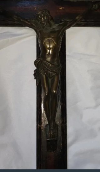 Crucifijo Bronce Antiguo