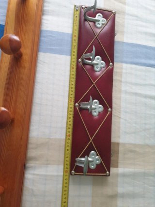 2 Percheros Madera y Metal x3e