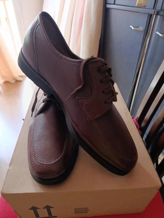 Zapatos de piel cordón elegantes hombre 46