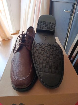 Zapatos de piel cordón elegantes hombre 46