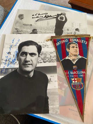 Rodilleras Antonio Ramallets FC Barcelona.