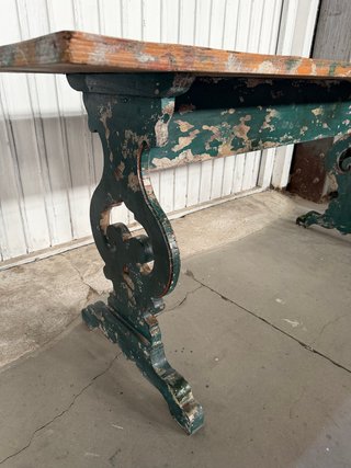 Consola madera efecto envejecido
