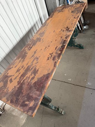 Consola madera efecto envejecido