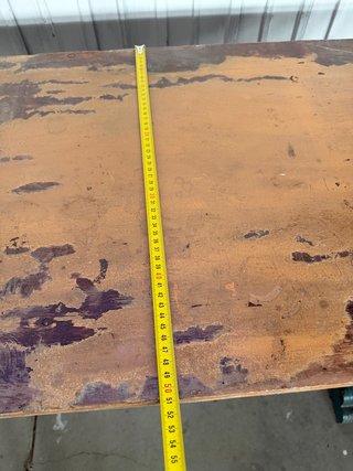 Consola madera efecto envejecido