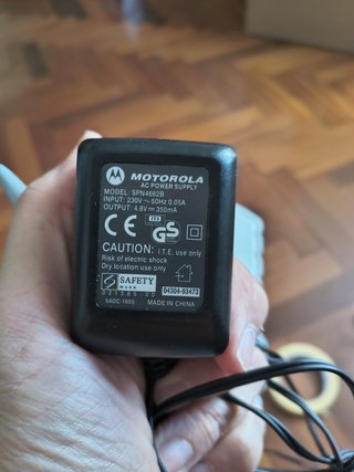 Cargador Motorola SPN4682B 4.8V 350mA