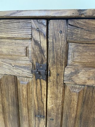 Alacena rústica madera de castaño maciza