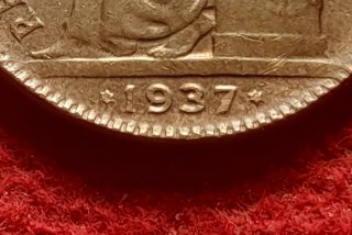 Moneda 50 céntimos 1937 36 orla redondos