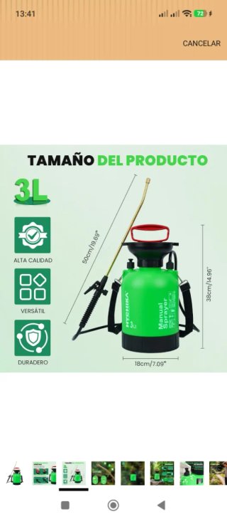 Pulverizador HYCHIKA 3L con Correa
