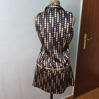 Vestido lunares retro Y2K talla 40