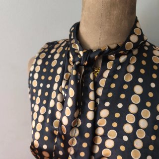Vestido lunares retro Y2K talla 40